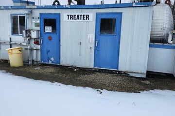 96" X 25' 75 PSI Horizontal Dual Firetube Oil Treater
