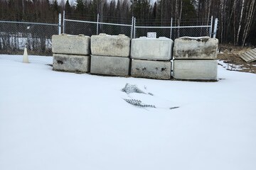 9'x3' Retainer / Barrier blocks