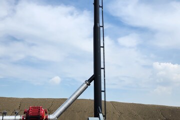 12" x 40ft Tornado Self Supported Flare Stack