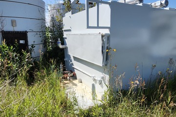 Storage Tank Dual compartment break Tank with agitation