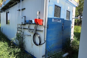 26ft Metal Equipment Building Self Contained pump house with metering & break tank