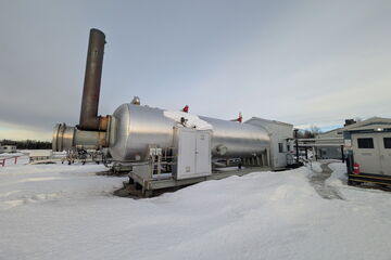 120" X 40' 75 PSI Horizontal Treater