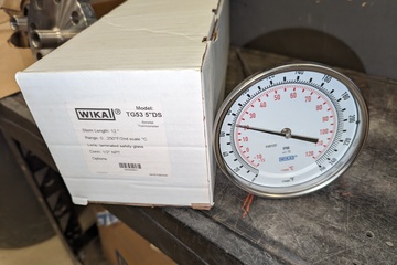 Wika Temperature Gauges and Swagelok Thermowells
