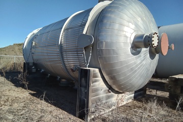 10' 115psi Sour Vertical Fuel Gas Mix Drum Separator 2 Phase