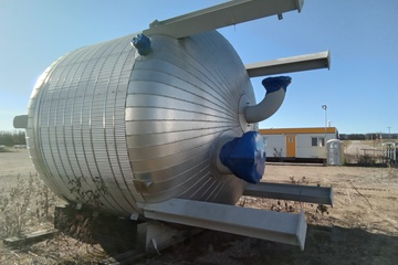 12' 150psi Sweet Vertical After Filter Separator 2 Phase