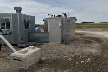 100 bbl Double Wall Coated Storage Tank