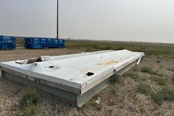 13' x 40' Engineered Skid w/ 2 Ton Hoist/Crane