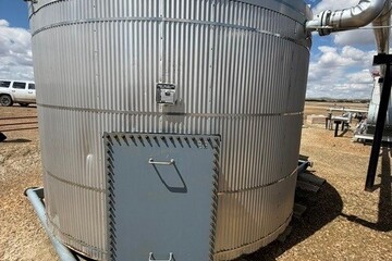 100 bbl Double Wall Coated Storage Tank