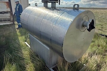 36" x 10' 10 bbl 15 PSI Flare Knockout