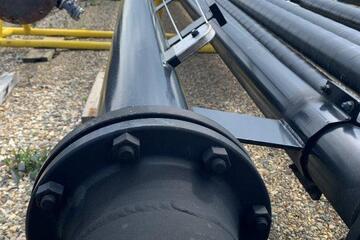 8" x 60ft FlareTech Free Standing Flare Stack Dual 8" and 6"