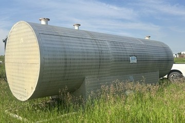 72" x 20' 110 bbl 50 PSI Flare Knockout Internally Coated