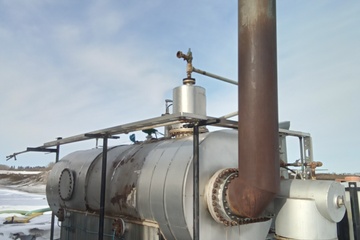 48" X 12' 50 PSI Horizontal Heated Treater