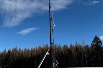 4" x 40ft Tornado Free Standing Flare Stack