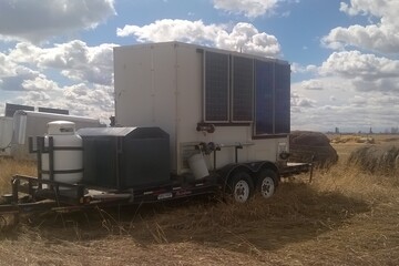 8" 500psi Sour Horizontal Self Contained Portable Test Separator 2 Phase