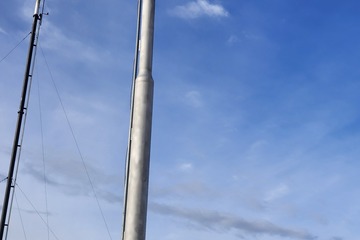 18" x 110ft MACTRONIC Self Supported Flare Stack Grade 316 Stainless Steel