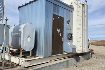 16" 1440psi Sweet Vertical Separator 200 Bbl DW Coated Tank
