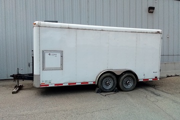 2013 Cargo Trailer c/w Hotsy 1260SS Pressure Washer