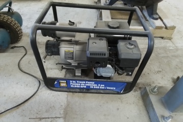 Shop Equipment Lot — (2) Gasoline / Water Trash Pumps