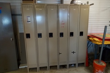 Shop Lockers - Group of six