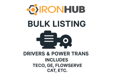 Bulk Inventory List - Motors, Drives, Power Transmission
