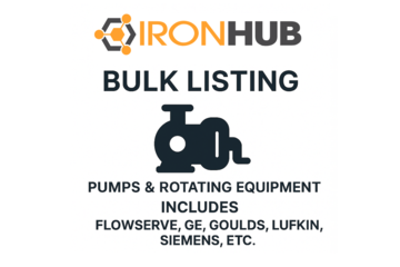 Bulk Inventory List - Pumps and Rotating Equipment