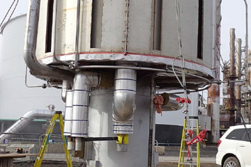 48” Steam-assisted flare tips with 1 WP3 pilot & 3 WP4 Instafire pilots