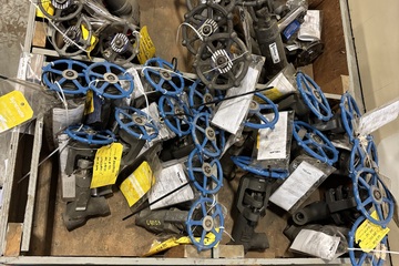 Bulk Inventory List Small‑Bore Forged Steel Globe & Gate Valve Inventory – 100 Piece Lot