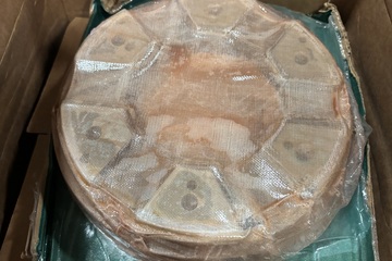 Nuovo Pignone Thrust Bearing – 9" J‑Base Ring, Grooved & Tapped