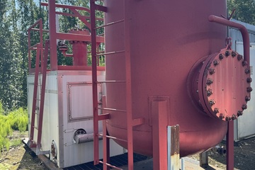 60" 170psi Sour Vertical Sand Separator 2 Phase