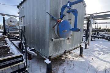 36" 670psi Sweet Vertical Inlet Separator w/ Blowcase