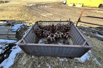 Steel Crate of Slips and Elevators