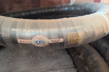 Copper State Rotary Hose, 5 in Dia x 111.5 ft, 7,500 PSI WP