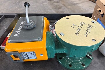 4" Maxon 808S-CP-D-0 Shut-Off Valve with Switch